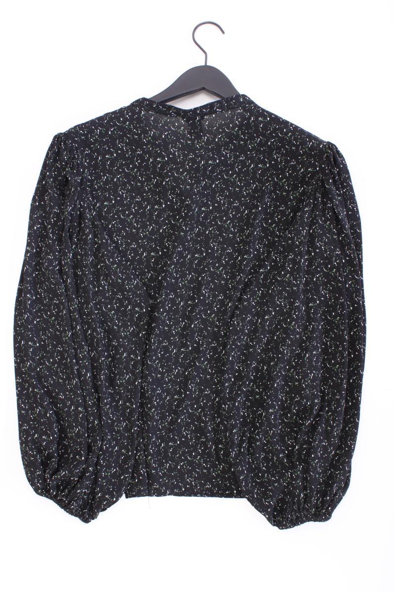 Lindex Langarmbluse Gr. L neuwertig schwarz aus Polyester