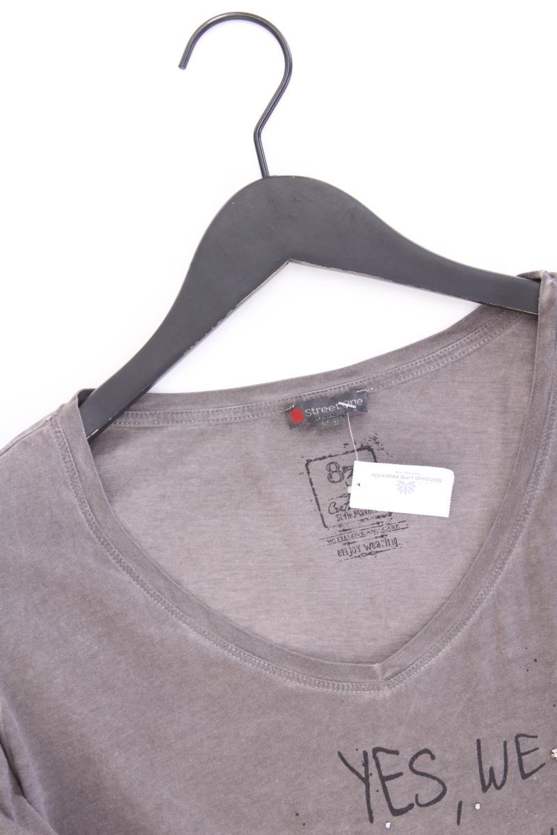 Street One Classic Shirt Gr. 44 3/4 Ärmel braun aus Baumwolle