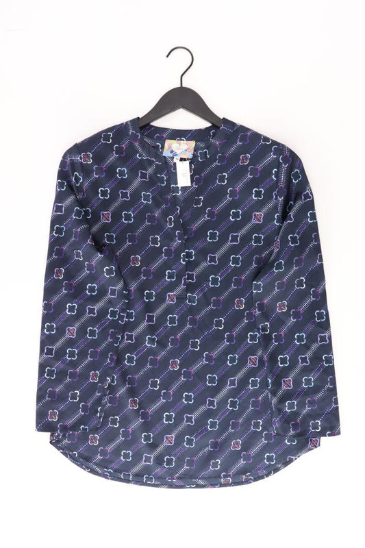 Anni For Friends Langarmbluse Gr. 40 neuwertig blau aus Polyester