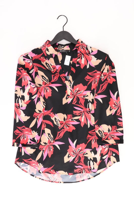 Jette Regular Bluse Gr. 42 3/4 Ärmel schwarz aus Polyester
