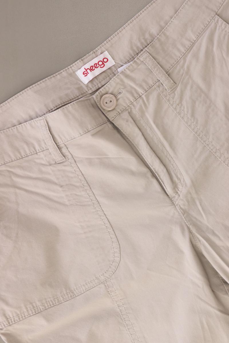 sheego Cargohose Gr. 46 creme aus Baumwolle