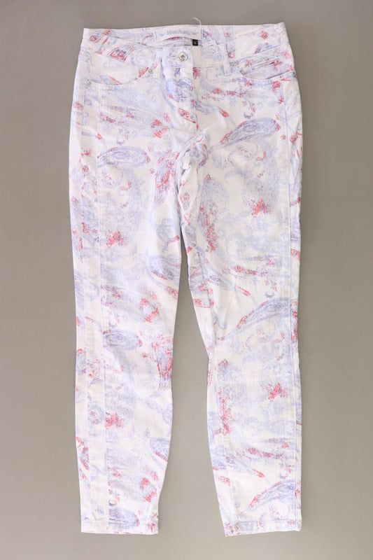 Marc Aurel Skinny Jeans Gr. 36 mit Paisleymuster blau aus Baumwolle