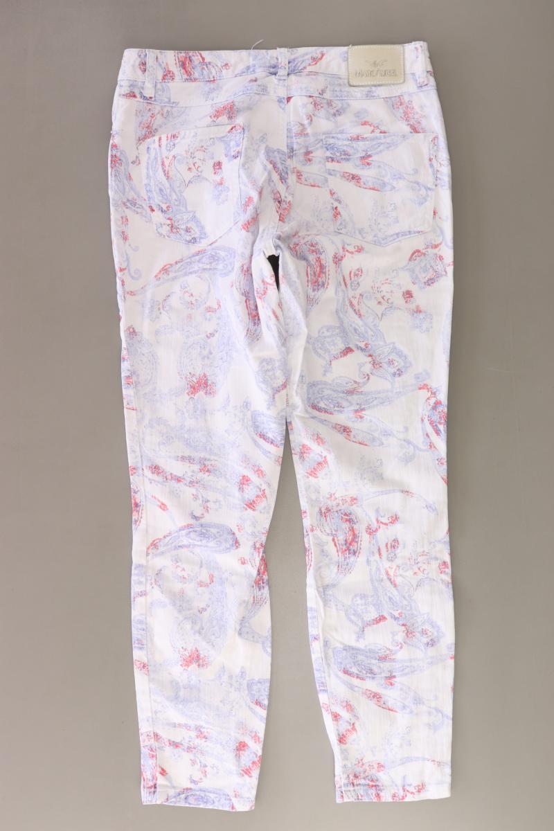 Marc Aurel Skinny Jeans Gr. 36 mit Paisleymuster blau aus Baumwolle