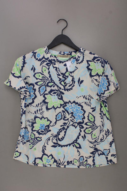 Smith & Soul Kurzarmbluse Gr. 38 mit Blumenmuster grün