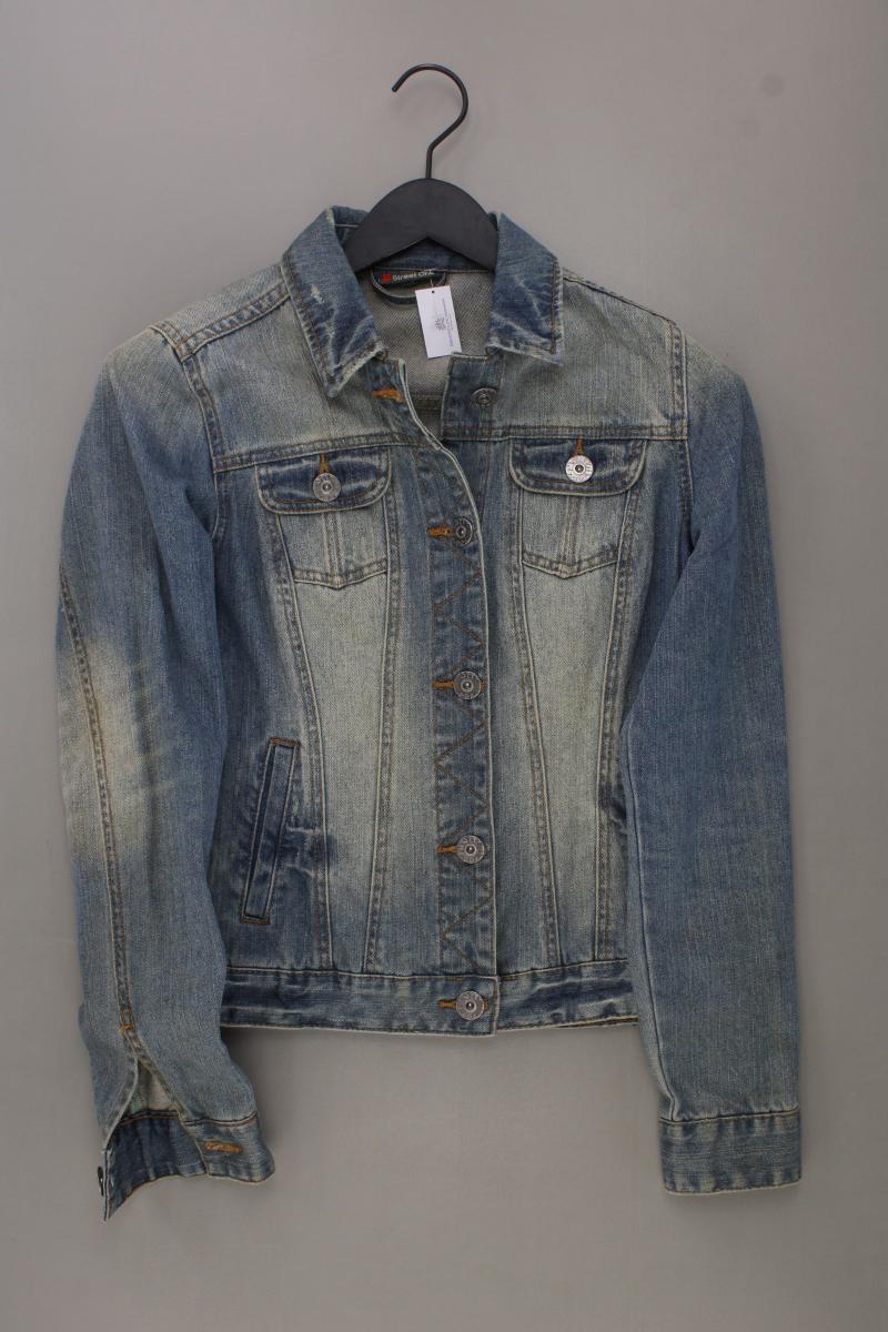 Street One Jeansjacke Gr. 36 neuwertig blau aus Baumwolle