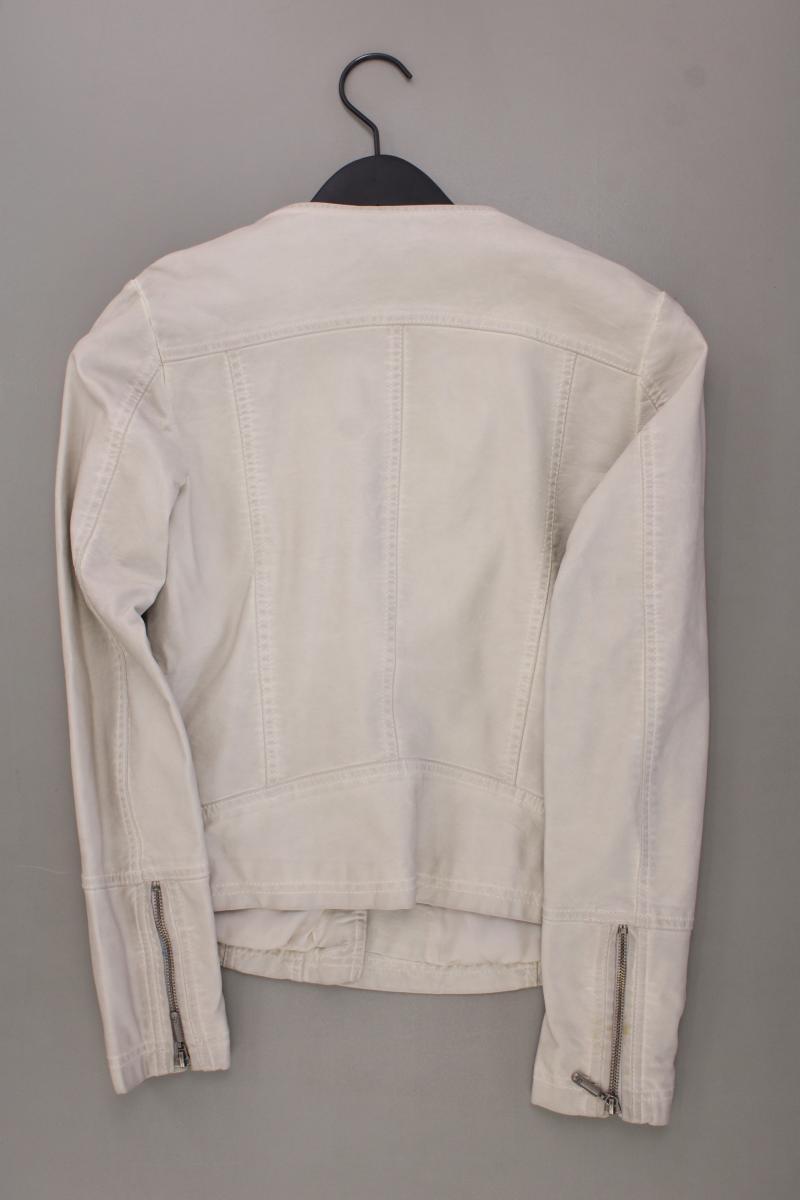 YAYA Kunstlederjacke Gr. 36 creme aus Polyurethan