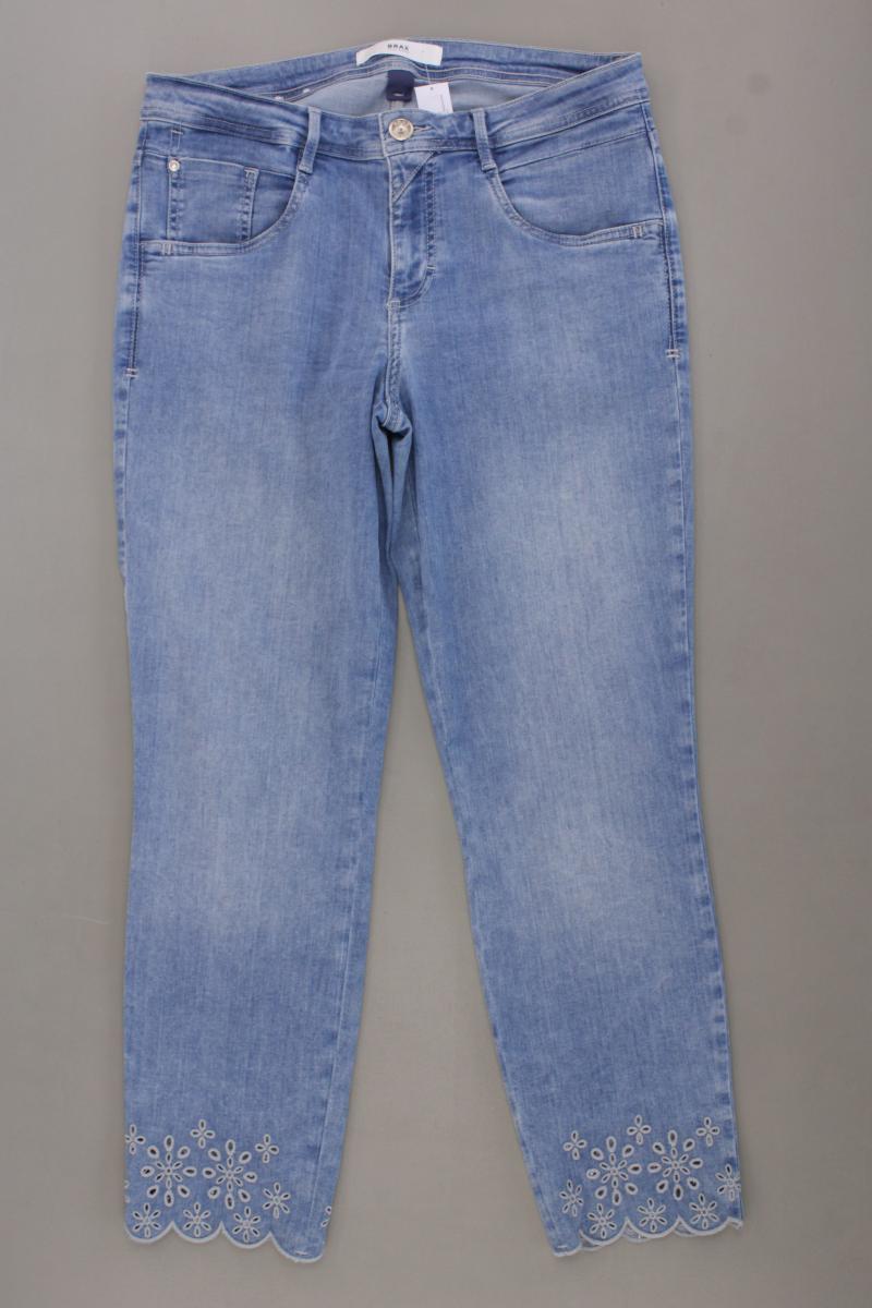 Brax Skinny Jeans Gr. 38 neuwertig blau aus Baumwolle