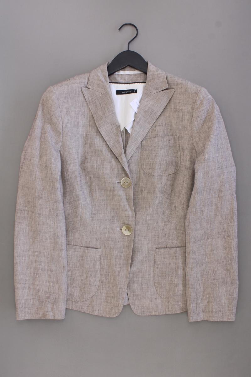 Windsor Leinenblazer Gr. 42 creme