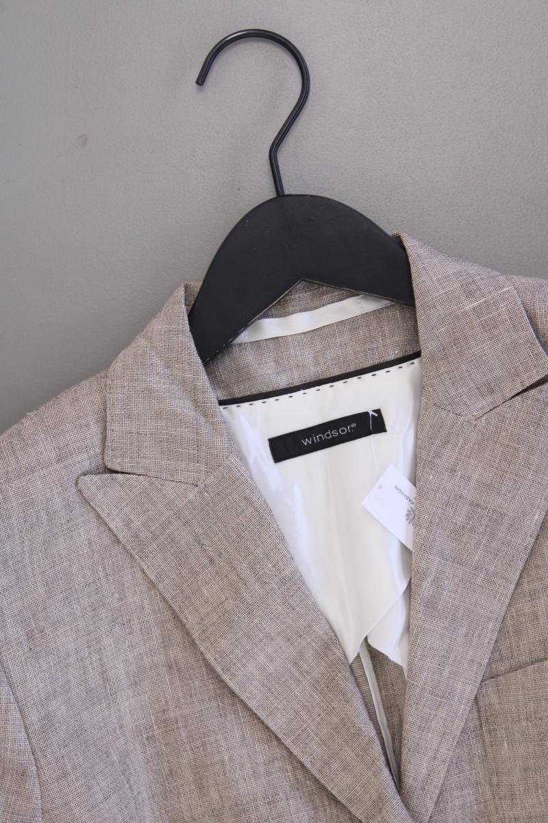 Windsor Leinenblazer Gr. 42 creme