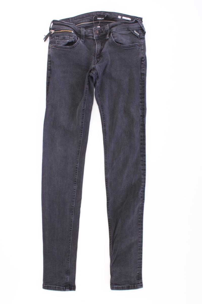 Replay Skinny Jeans Gr. 34 Modell Luz grau