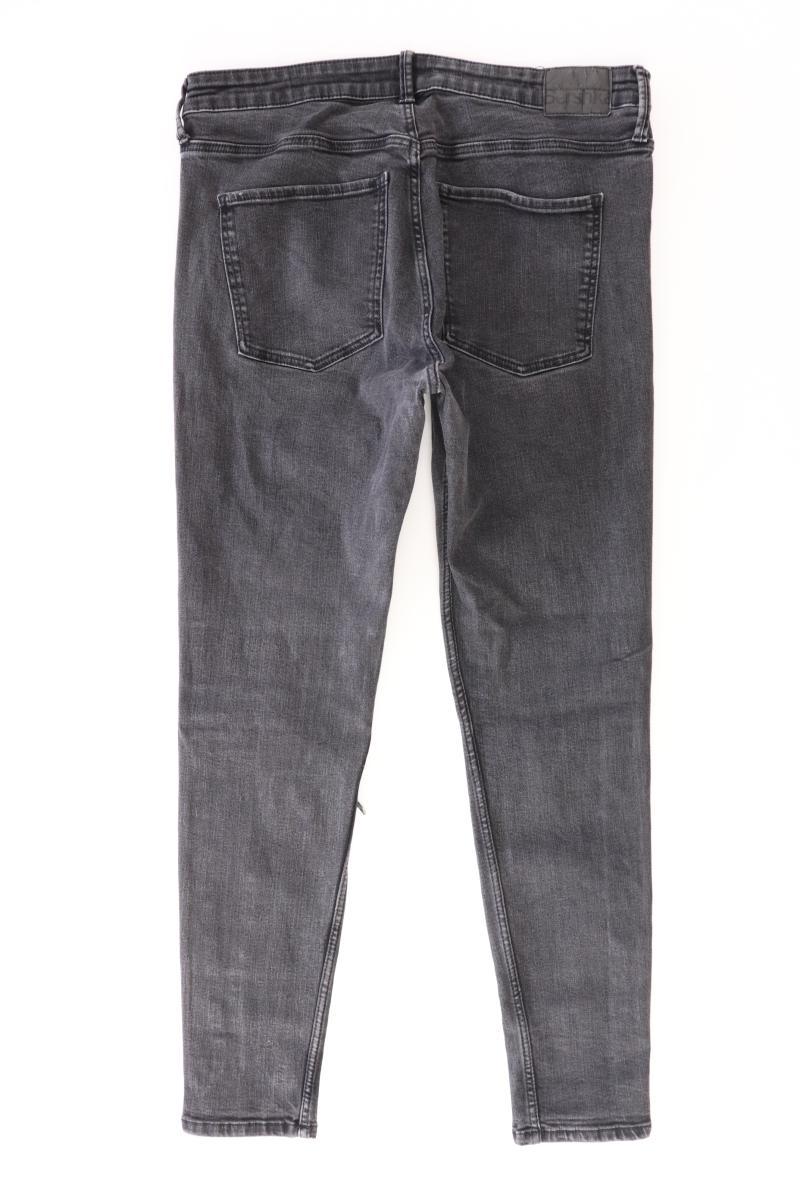 Bershka Skinny Jeans Gr. 44 grau aus Baumwolle