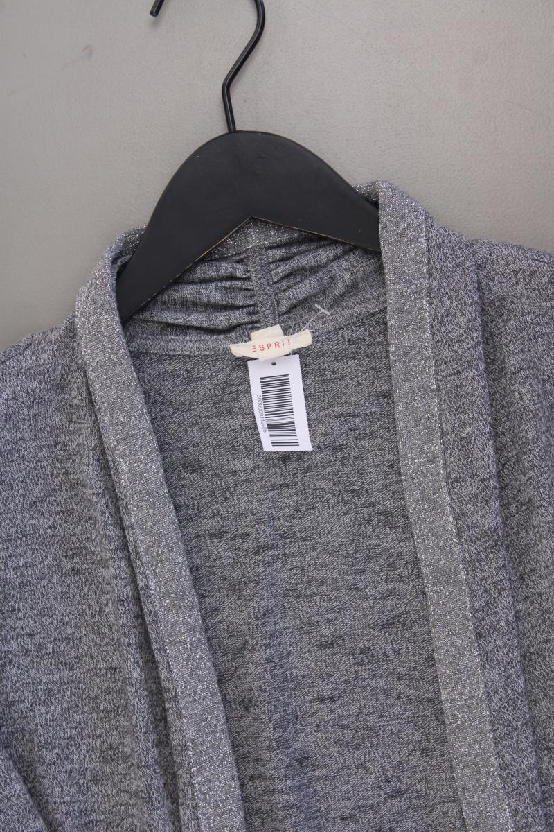 Esprit Strickjacke Gr. M 3/4 Ärmel grau aus Polyester