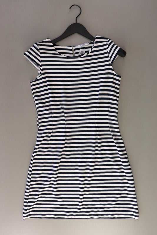 Zabaione Kurzarmkleid Gr. S gestreift blau aus Baumwolle
