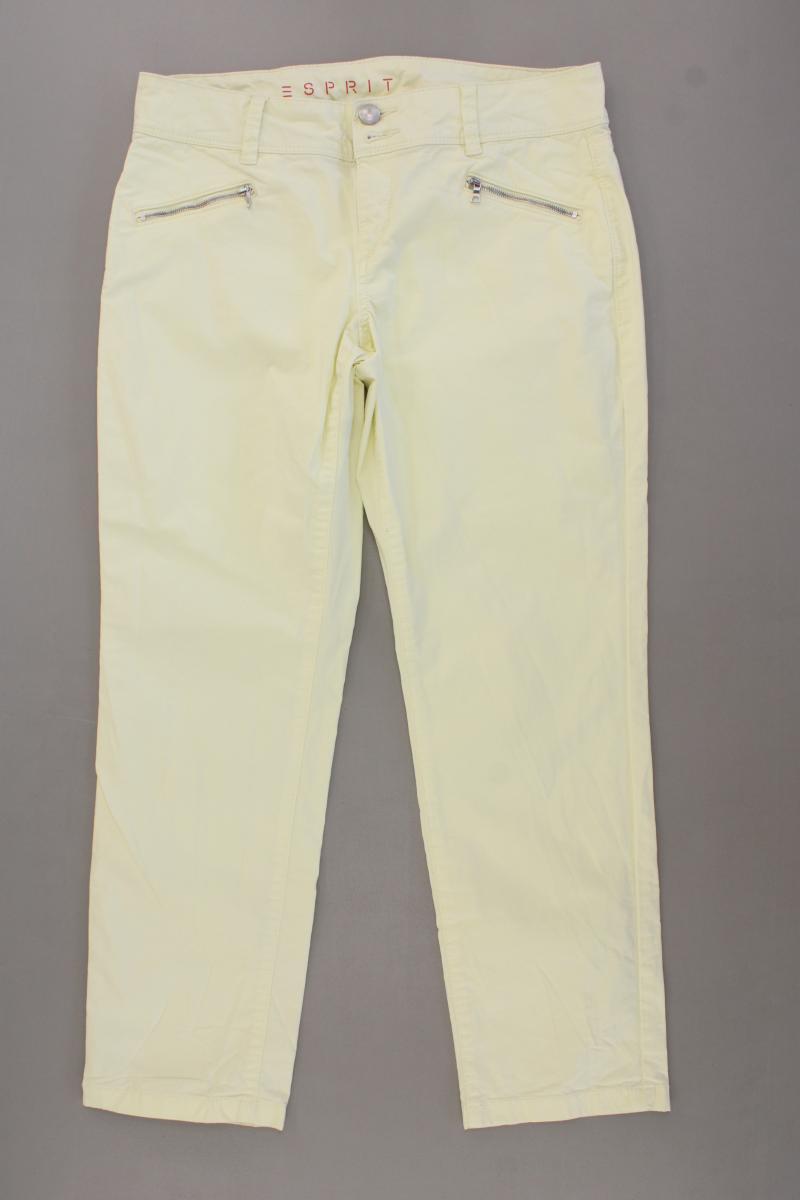 Esprit Hose Gr. 38 gelb aus Baumwolle