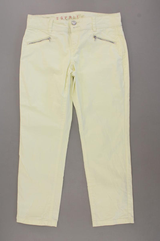 Esprit Hose Gr. 38 gelb aus Baumwolle