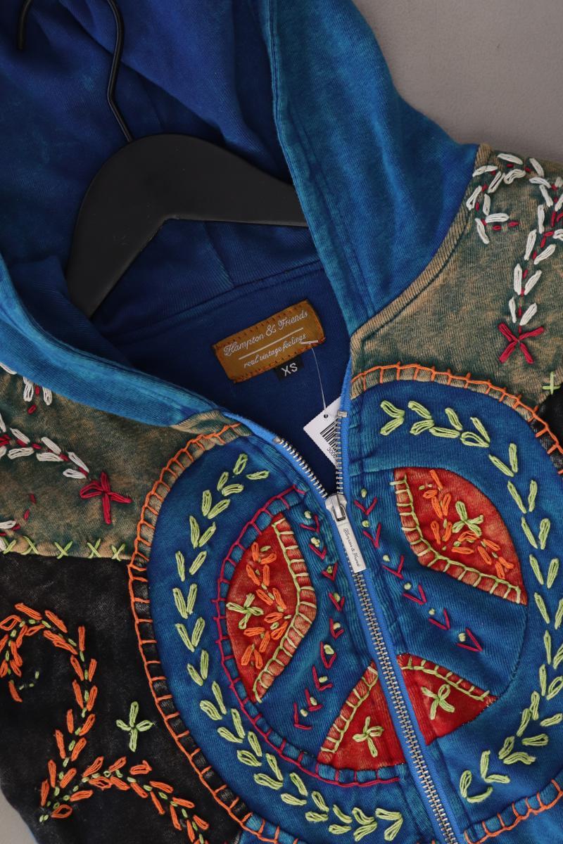 Hampton & Friends Cardigan Gr. XS Langarm blau