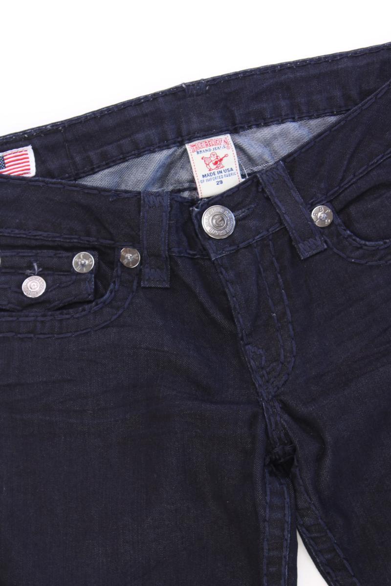 True Religion Skinny Jeans Gr. W29 blau aus Baumwolle