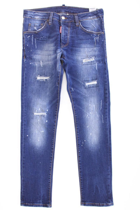 Dsquared2 Skinny Jeans für Herren Gr. 48 blau aus Baumwolle
