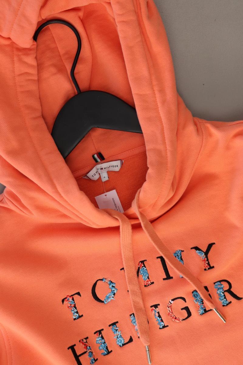 Tommy Hilfiger Hoodie Gr. S orange aus Baumwolle