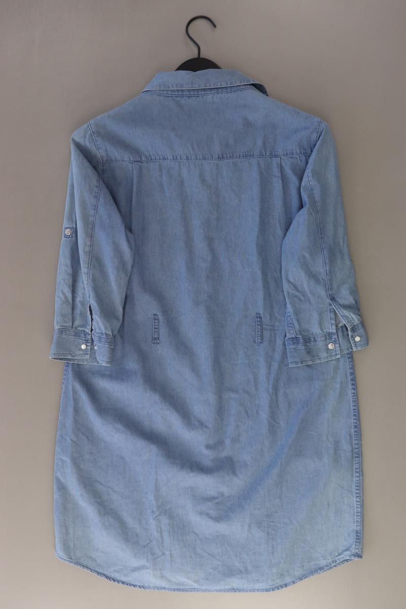 Kapalua Midikleid Gr. 40 3/4 Ärmel blau aus Baumwolle