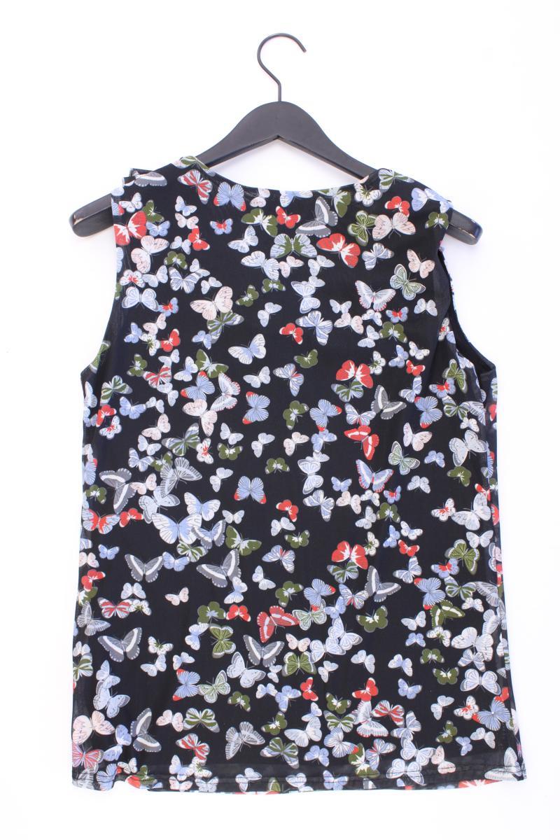 Cosima Classic Bluse Gr. 44 mit Blumenmuster Träger schwarz aus Polyester