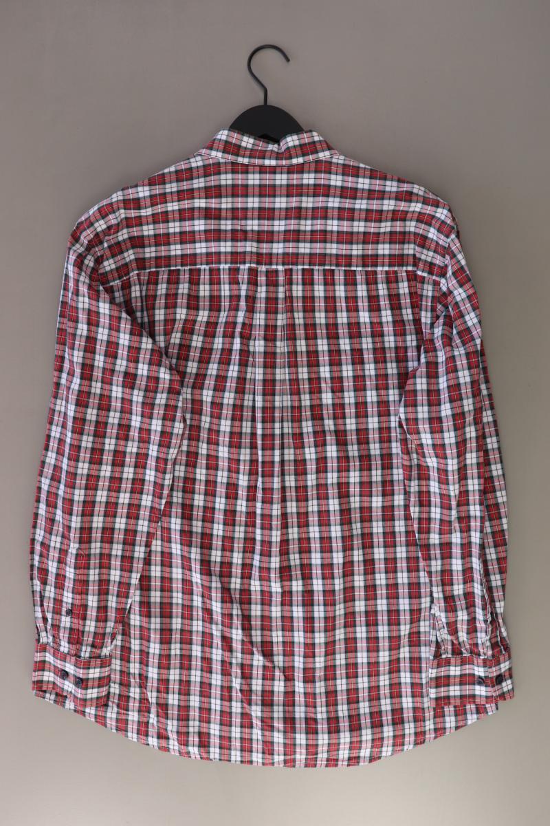 A.W. Dunmore Karohemd für Herren Gr. XL kariert Langarm rot aus Baumwolle