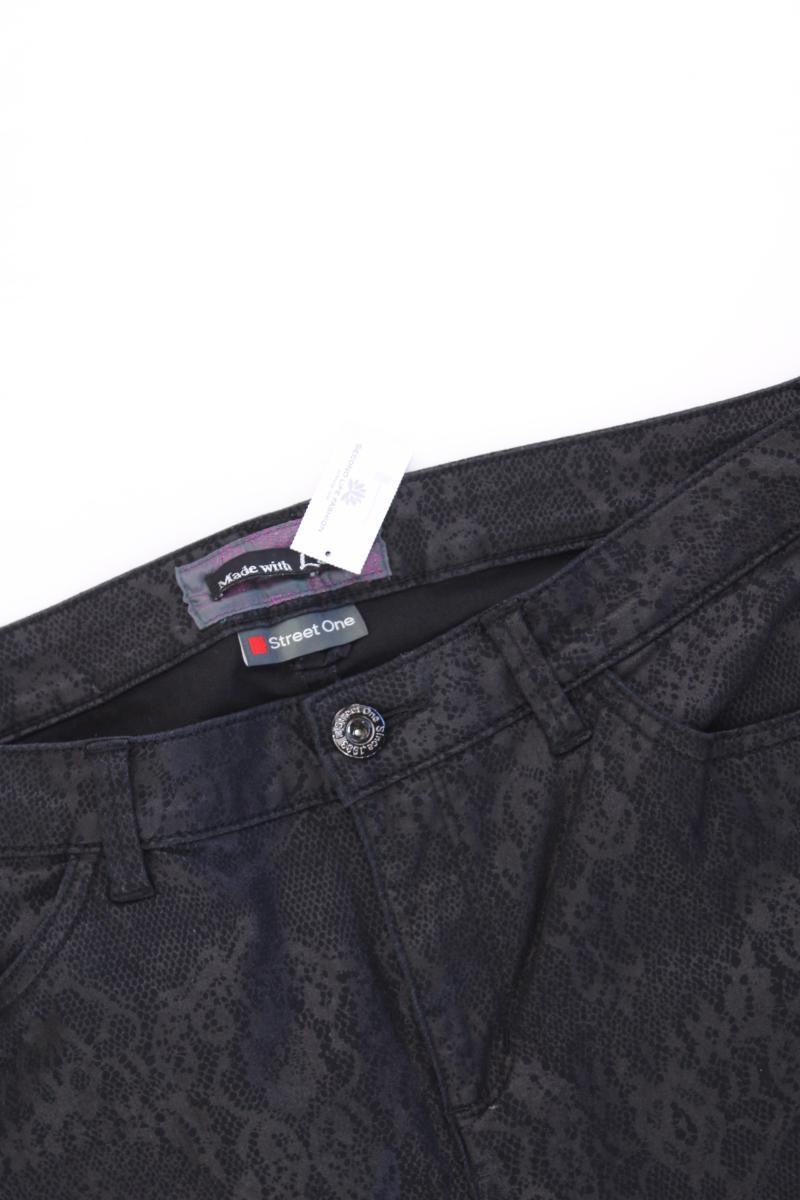Street One Hose Gr. 42/L32 schwarz aus Baumwolle