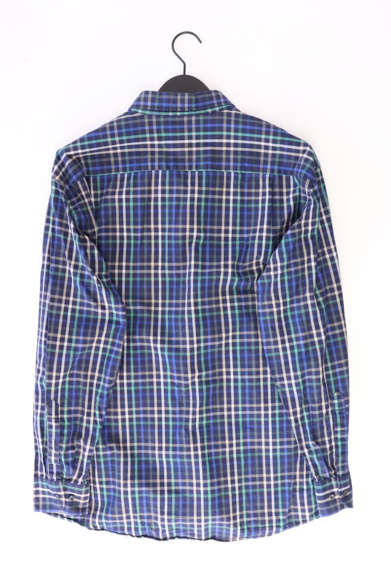 Casa Moda Karohemd für Herren Gr. XL kariert Langarm blau aus Baumwolle