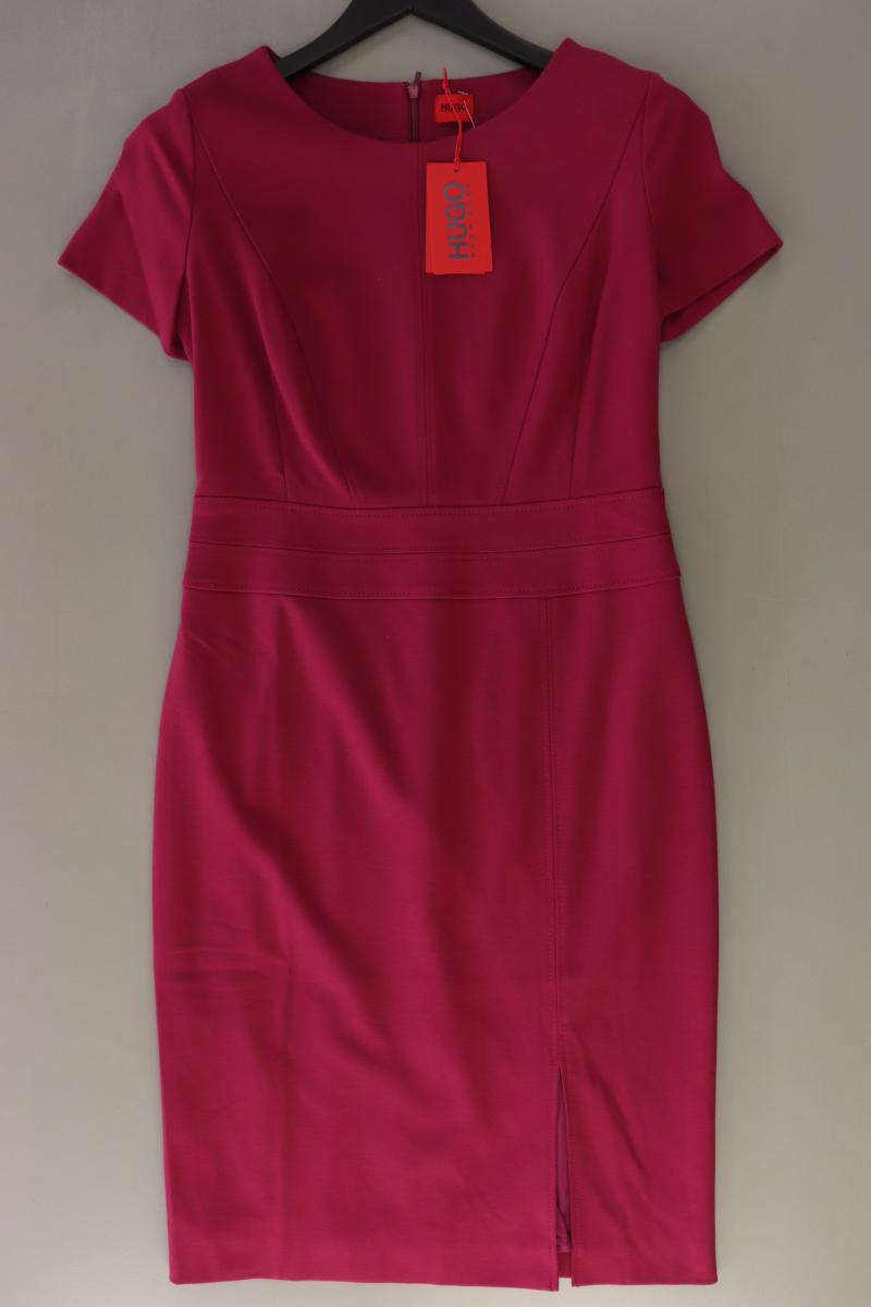 Hugo Boss Bleistiftkleid Fuchsia Gr. 40 neu mit Etikett Kurzarm pink aus Viskose