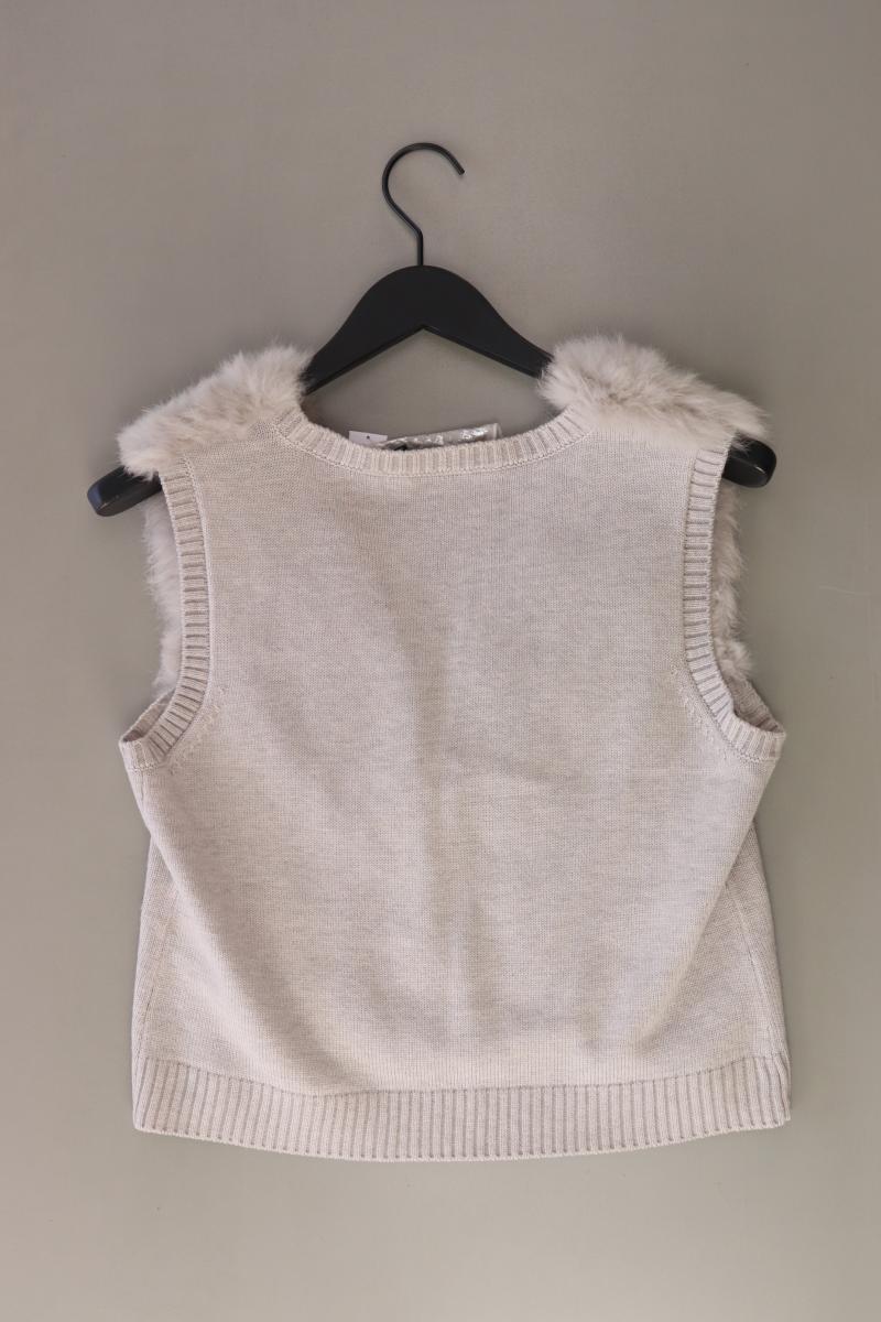 Marc Aurel Echtfellweste Gr. 38 neuwertig grau aus Wolle