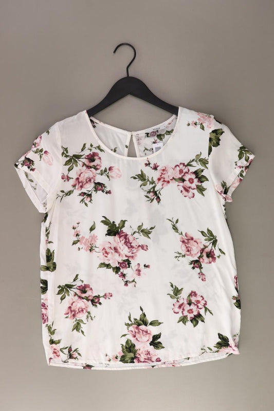 Only Kurzarmbluse Gr. 38 mit Blumenmuster mehrfarbig