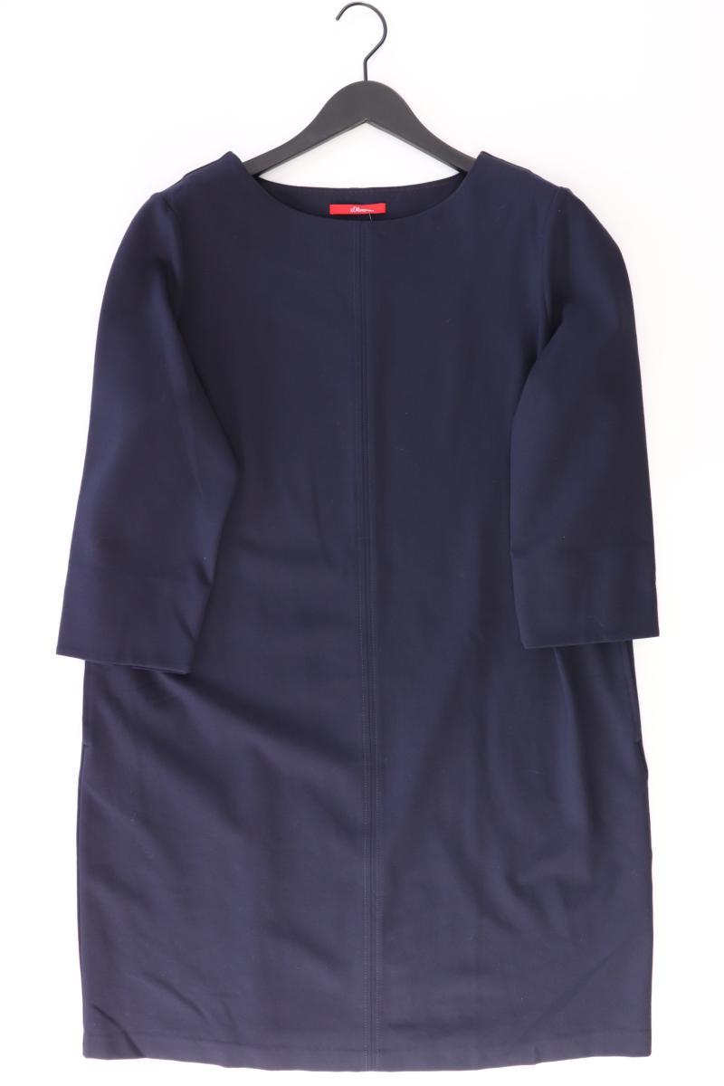 s.Oliver Etuikleid Gr. 44 3/4 Ärmel blau aus Viskose
