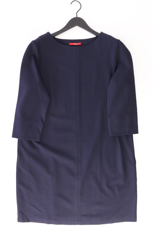 s.Oliver Etuikleid Gr. 44 3/4 Ärmel blau aus Viskose