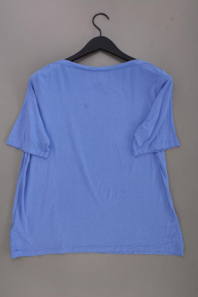 Tom Tailor T-Shirt Gr. XXXL Kurzarm blau aus Viskose