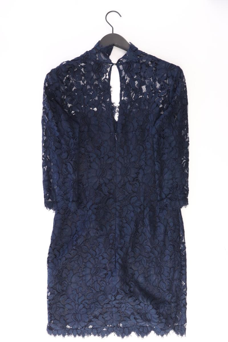 Set Spitzenkleid Gr. 40 3/4 Ärmel blau aus Viskose