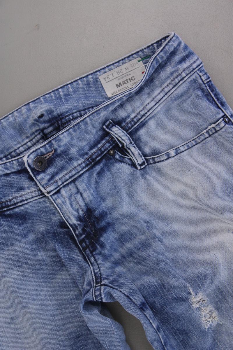 Diesel Skinny Jeans Gr. W28/L34 Modell Matic blau aus Baumwolle