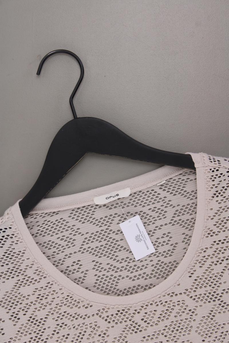 Opus T-Shirt Gr. 38 Kurzarm creme