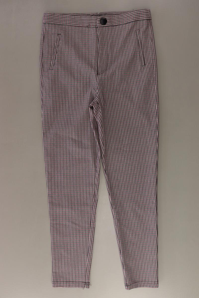 Zara Stoffhose Gr. L hahnentritt rot aus Polyester