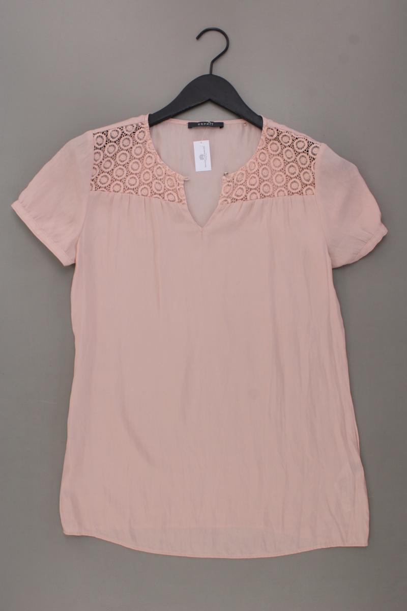 Esprit Kurzarmbluse Gr. 34 rosa aus Polyester