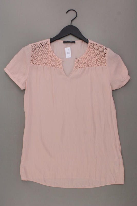 Esprit Kurzarmbluse Gr. 34 rosa aus Polyester