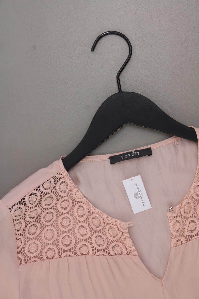 Esprit Kurzarmbluse Gr. 34 rosa aus Polyester