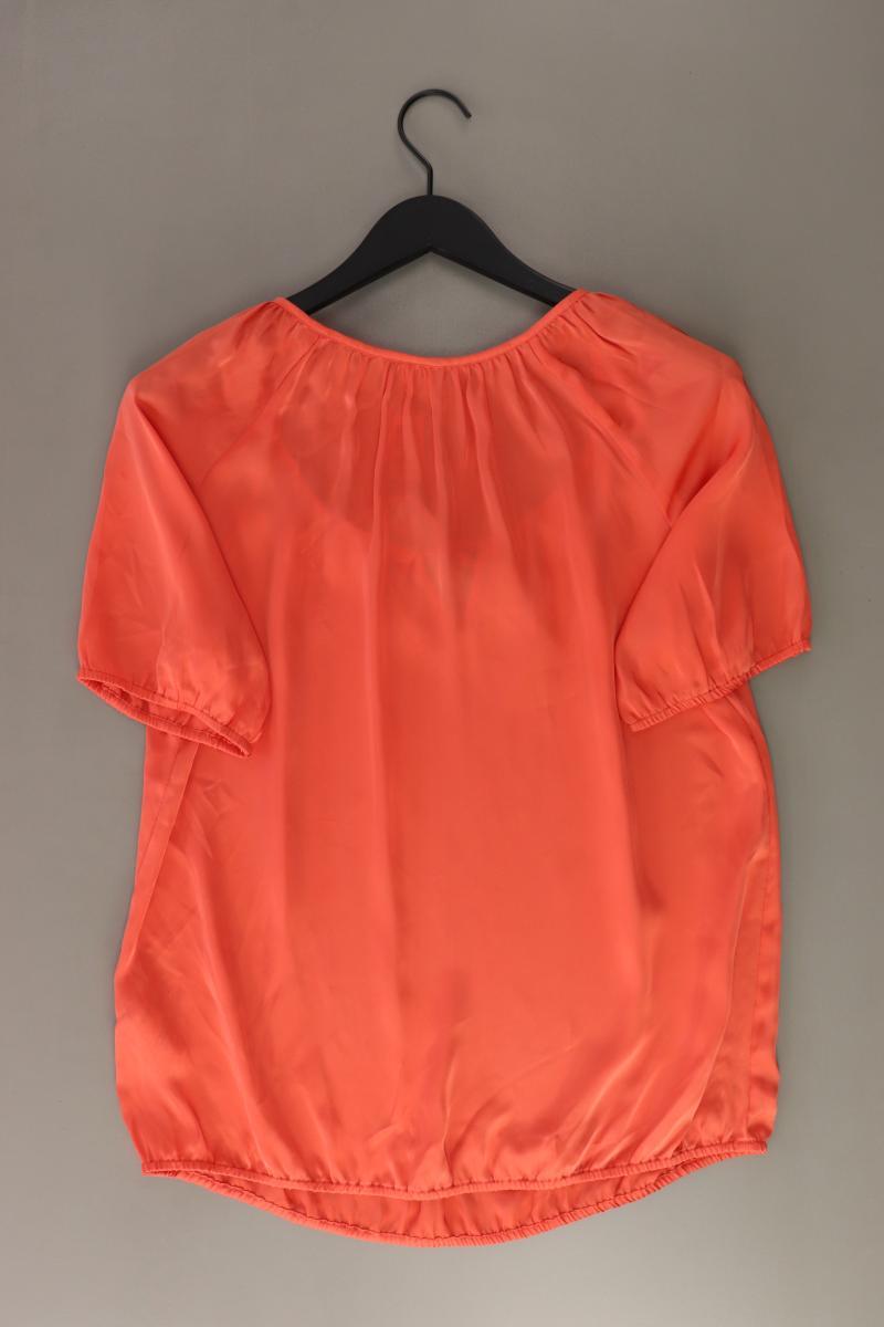 Esprit Kurzarmbluse Gr. 42 orange aus Polyester