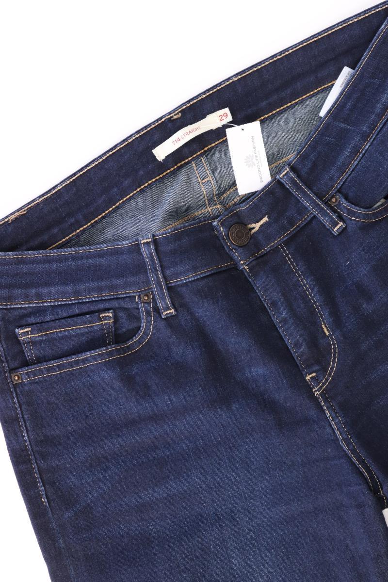 Levi's Straight Jeans Gr. W29/L34 blau aus Baumwolle