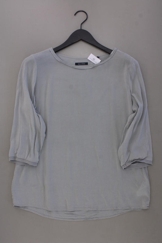 Marc O'Polo Classic Bluse Gr. 42 3/4 Ärmel grau aus Viskose