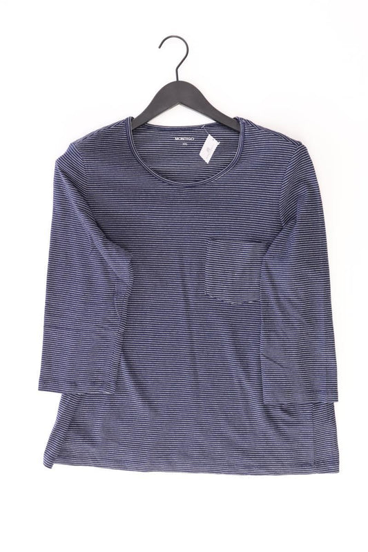 Montego Regular Shirt Gr. XXL 3/4 Ärmel blau aus Baumwolle