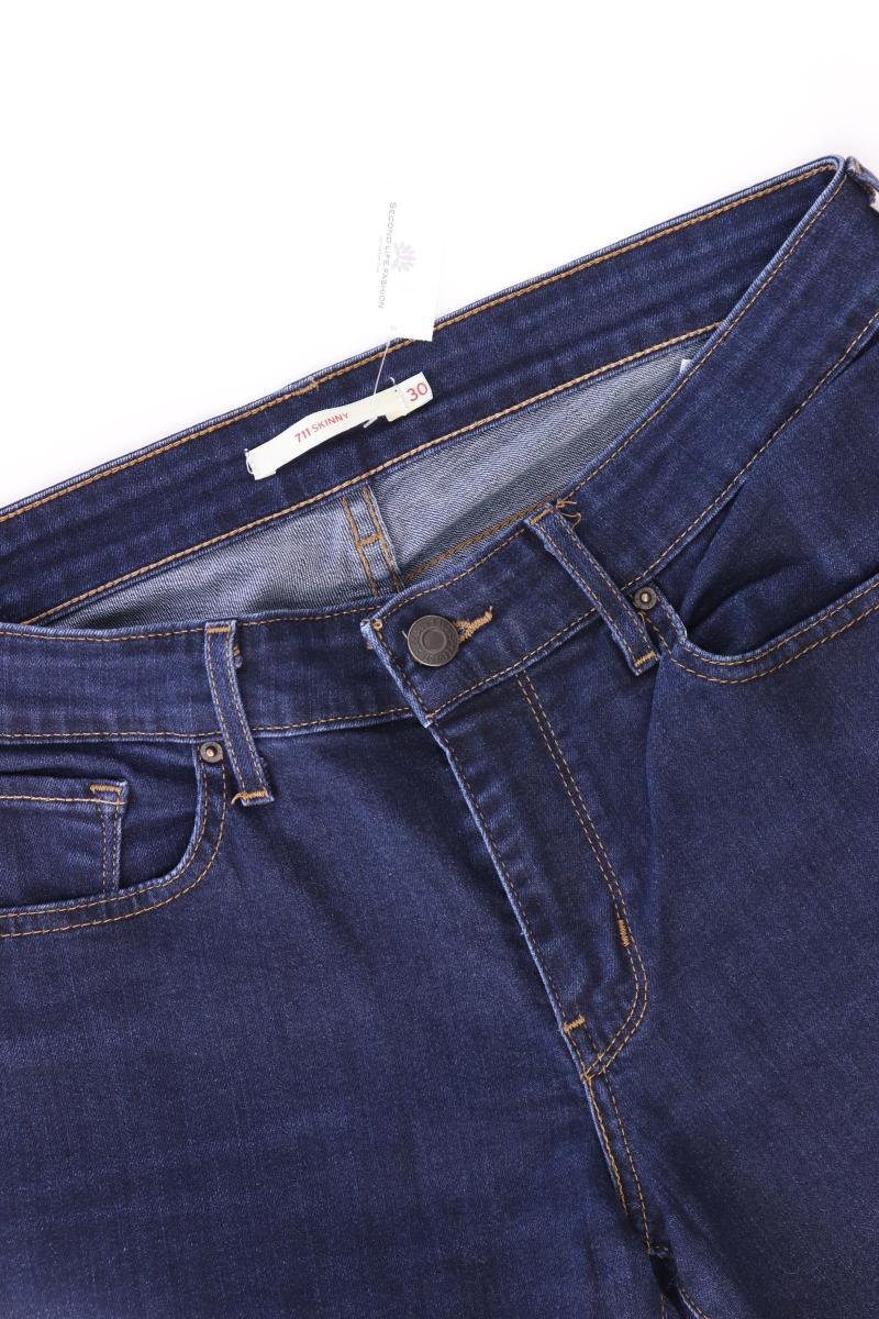 Levi's Skinny Jeans Gr. W30 blau aus Baumwolle