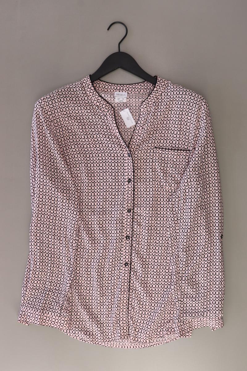 Mona Langarmbluse Gr. 40 neuwertig rosa aus Polyester