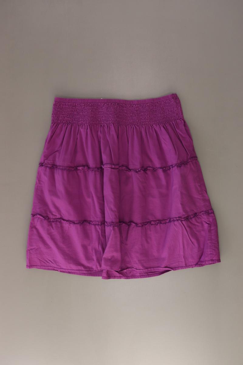 Esprit Stretchrock Gr. 49 lila aus Baumwolle