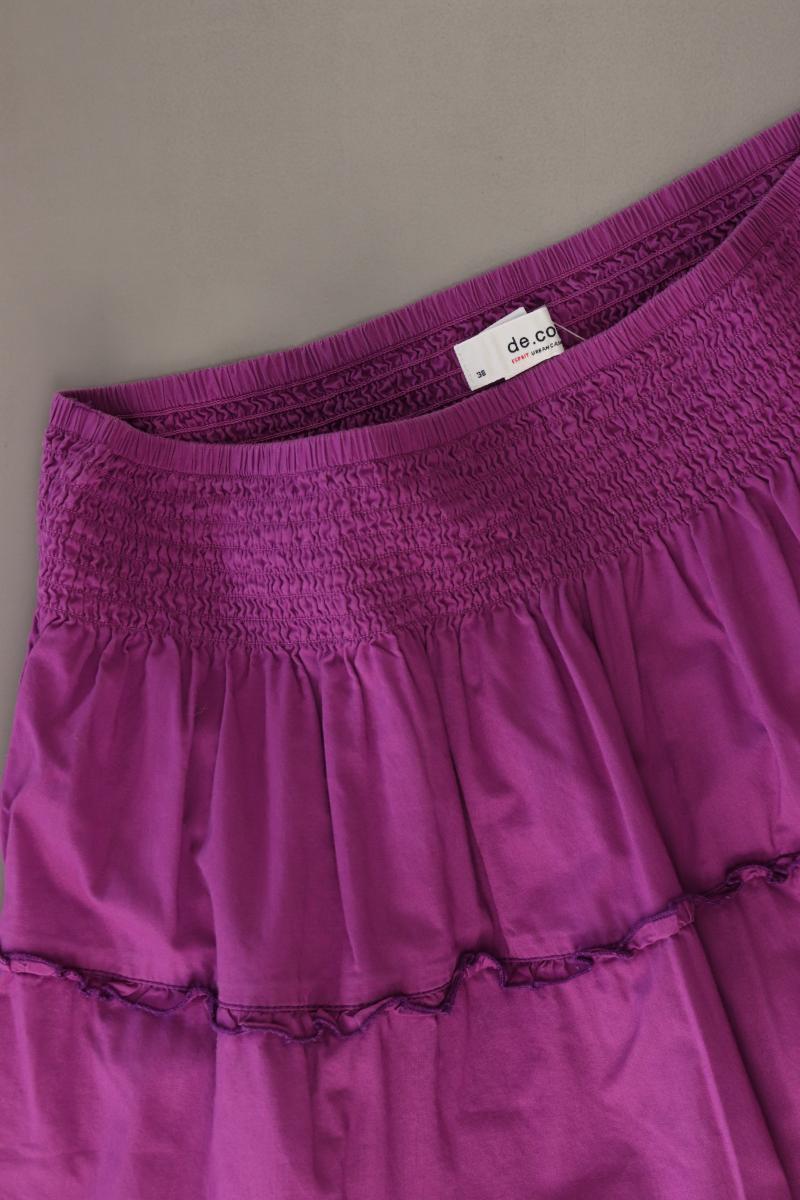 Esprit Stretchrock Gr. 49 lila aus Baumwolle