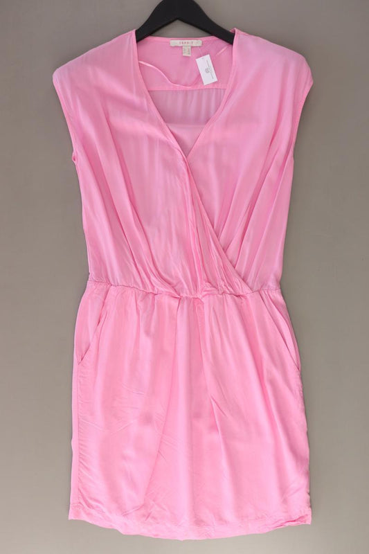 Esprit Kurzarmkleid Gr. 36 rosa aus Viskose